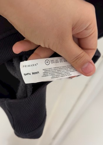 Justın bieber baskılı gri sweatshirt - Görsel 5