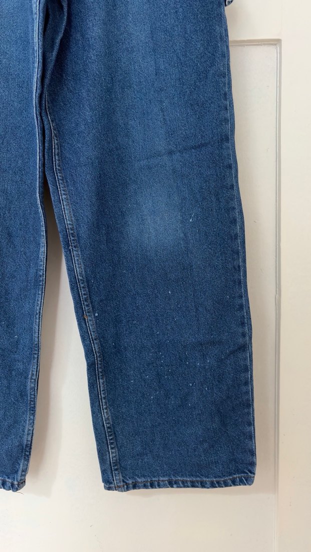 Kadın Mavi Bol Kesim Kot Pantolon - Görsel 2