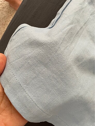 E.L.F Bebe mavi keten pantolon