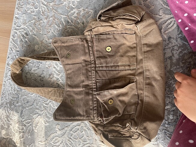 Diğer Vintage y2k çanta kot kahve