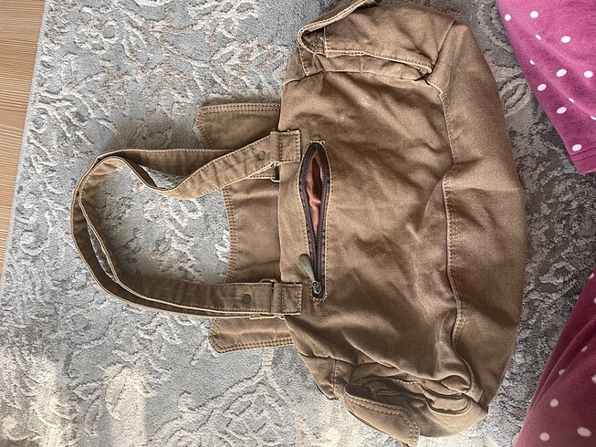 Beden Vintage y2k çanta kot kahve
