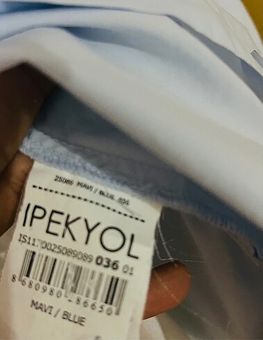 s Beden mavi Renk İpekyol limited gömlek