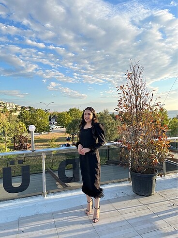 m Beden siyah Renk Gece elbisesi
