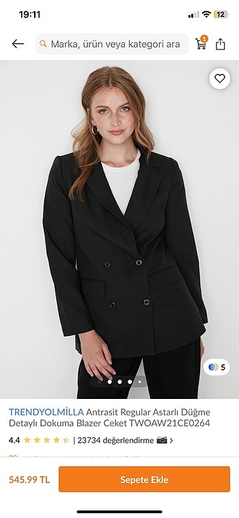 Blazer ceket