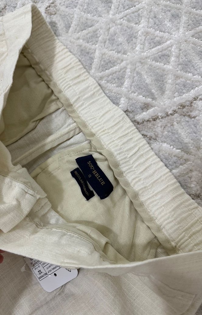 LCW Keten Karışımlı Regular Fit Erkek Pantolon — görsel 4/4