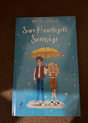 Sarı Puantiyeli Şemsiye - Betül Güçlü