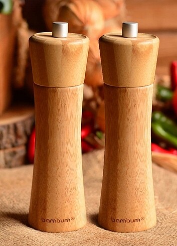 Bambum Paprika Tuz&Karabiber Öğütücüsü