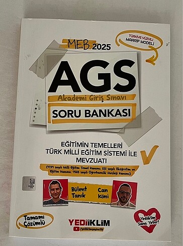 Yediiklim MEB ags eğitim soru bankası