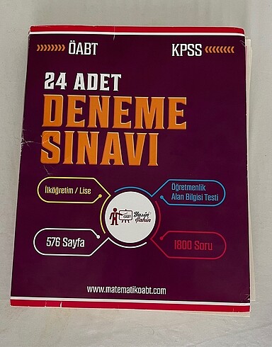 ÖABT ilköğretim-lise matematik deneme