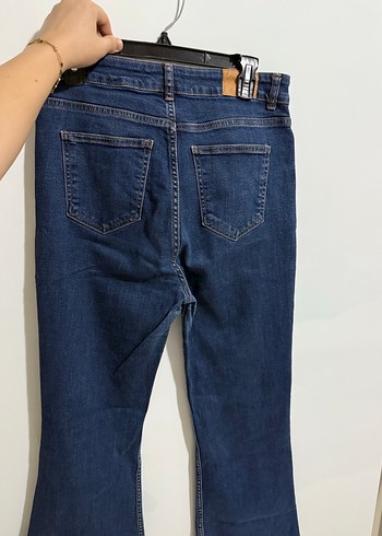 Kadın Lacivert Denim Pantolon - Görsel 6