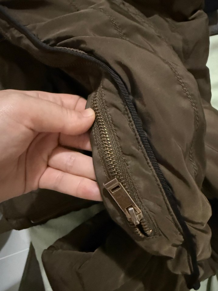 Kürklü Kahverengi Kadın Kışlık Mont - Görsel 5