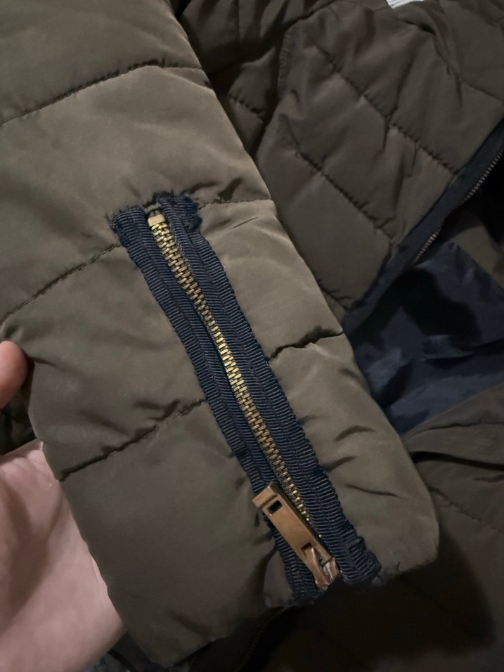 Kürklü Kahverengi Kadın Kışlık Mont - Görsel 4