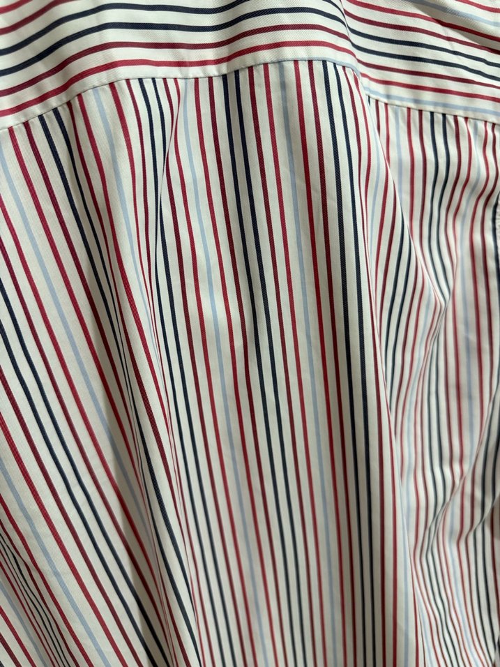 Çizgili Uzun Kollu Erkek Gömlek - Görsel 3