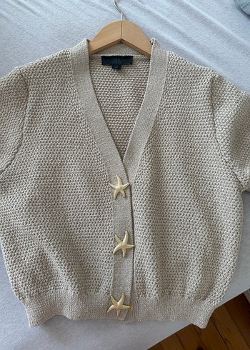 Zara Zara Bej Örgü Kadın Hırka