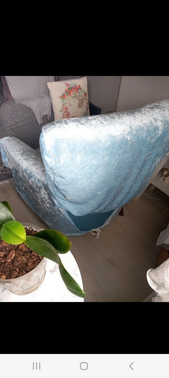 Pastel Mavi Modern Klasik Kanepe Kılıfı - Görsel 4