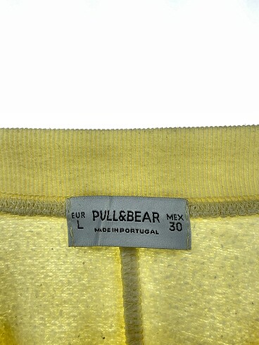 l Beden sarı Renk Pull and Bear Sweatshirt %70 İndirimli.