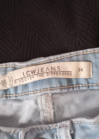 LC Waikiki Kadın Açık Mavi Mini Denim Şort