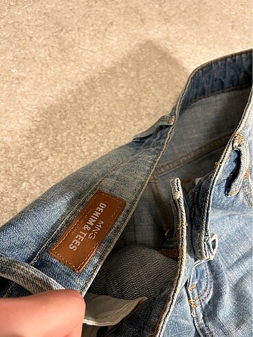 Mango Yırtık Mom Jean - Görsel 10