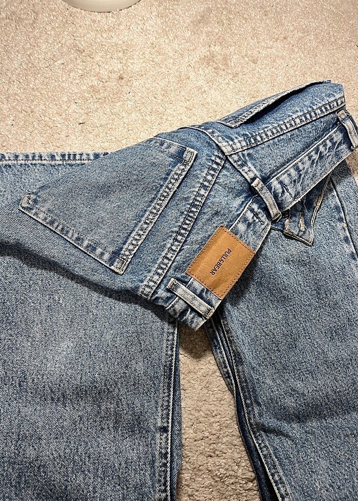 Pull and bear mom fit jean - Görsel 4
