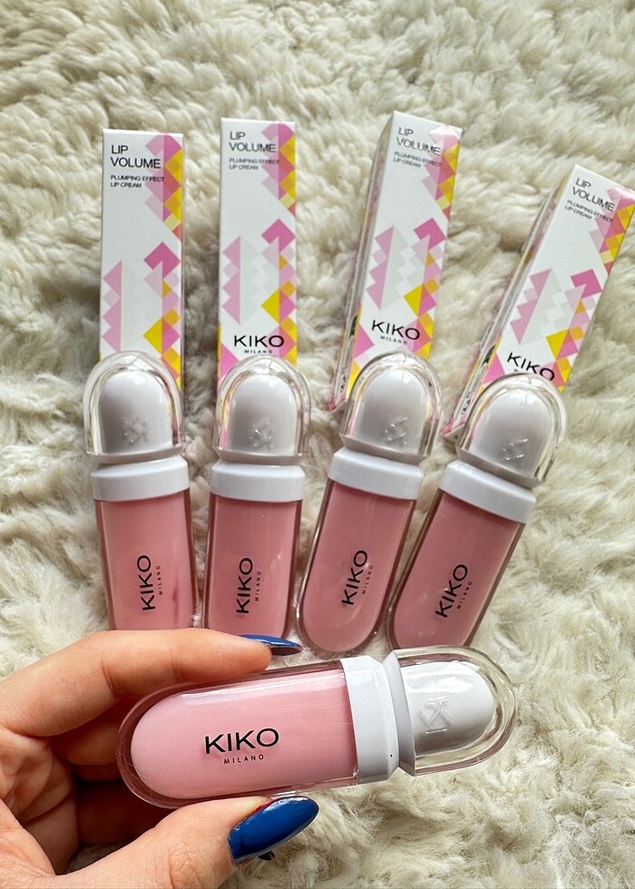 Kiko Lip Volume 01 Tutu Rose - Görsel 5