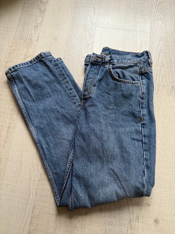 36 beden- boru paça mom jeans - Görsel 2