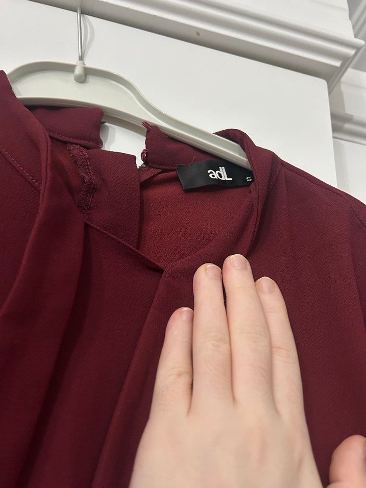 Bordo Midi Mezuniyet Elbisesi - Görsel 3