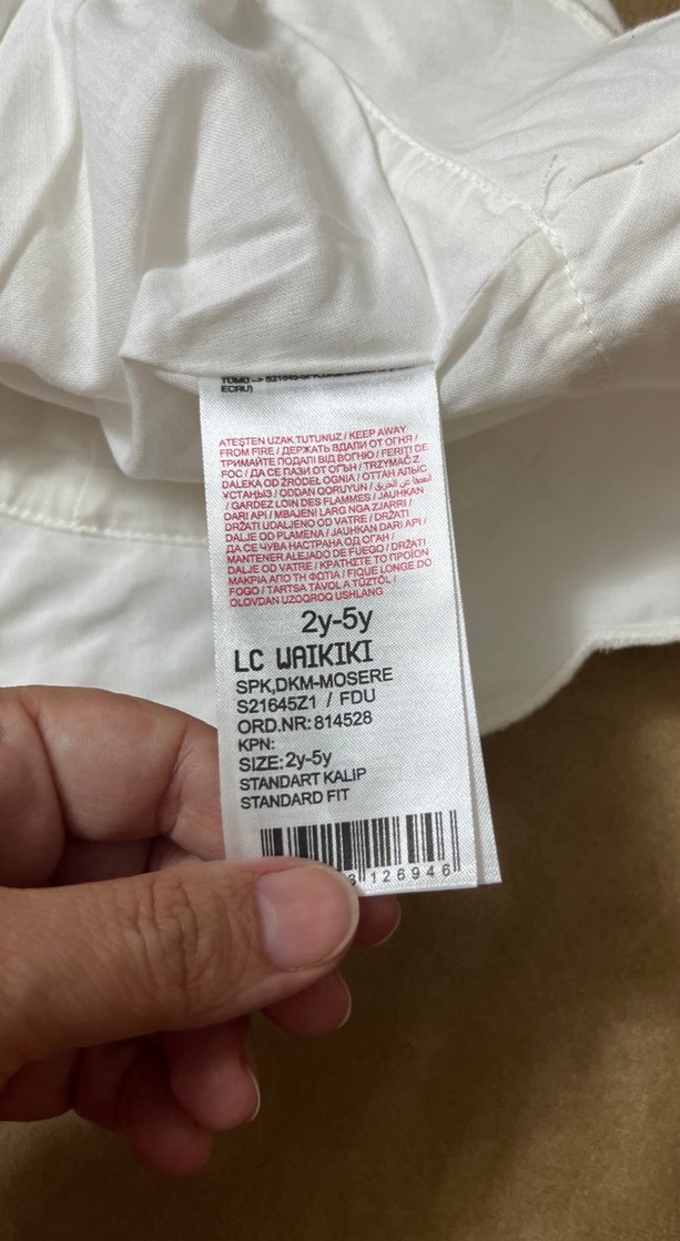 Fırfırlı Beyaz Keten Çocuk Şapkası - Görsel 4