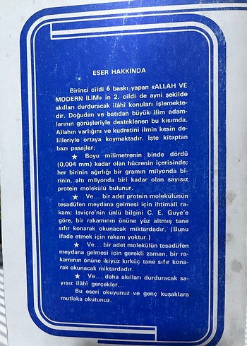 Beden Allah ve Modern İlim - 2. Baskı