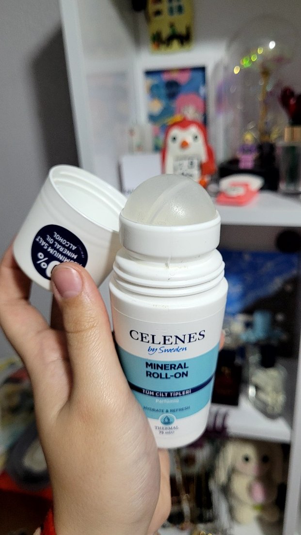 Celenes Mineral Roll-On Kadın deodorant - Görsel 3