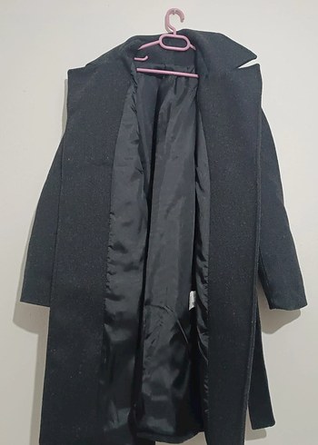 Siyah Uzun Kışlık Kaban - Görsel 2