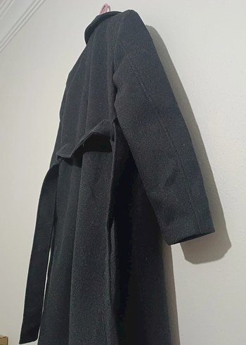 Siyah Uzun Kışlık Kaban - Görsel 3