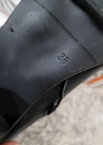 Siyah Deri Kadın Topuklu bot - Görsel 7