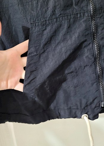 Siyah yağmurluk - Görsel 5