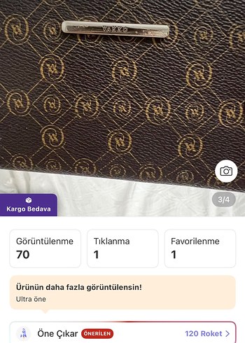 Kahverengi Kadın Fermuarlı Cüzdan - Görsel 2