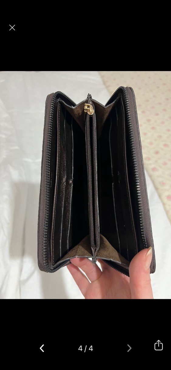 Kahverengi Kadın Fermuarlı Cüzdan - Görsel 3