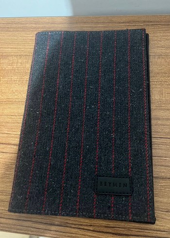 Çizgili Siyah Beymen defter kılıfı - Görsel 3
