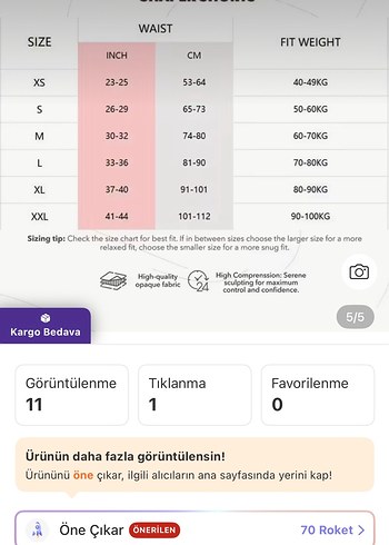 Bej L Boy Kadın Atletik korse..L-XL uyumludur..ithal ürün - Görsel 5