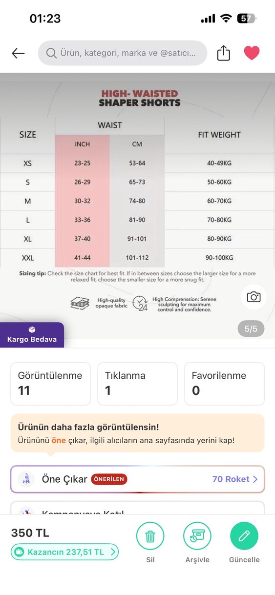 Bej L Boy Kadın Atletik korse..L-XL uyumludur..ithal ürün - Görsel 5