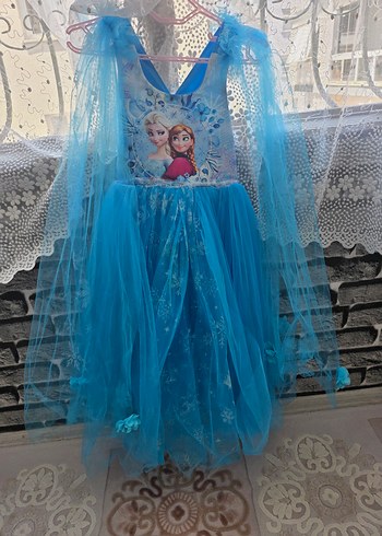 5 Yaş Beden Elsa kostümü doğum günü
