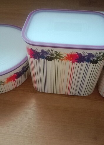  Beden beyaz Renk Tupperware Saklama kabı 