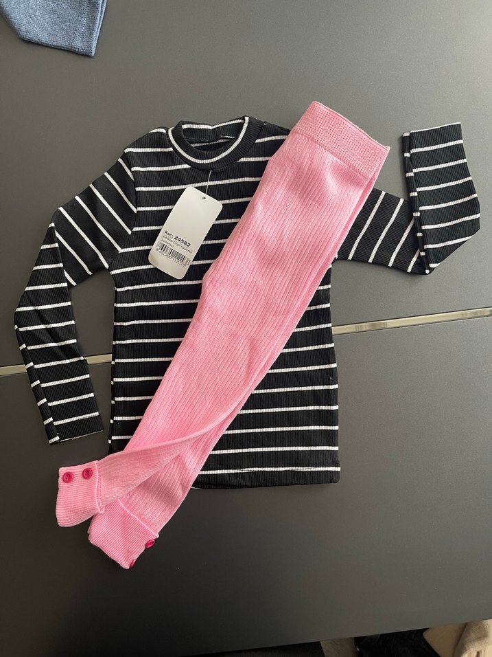 Beyaz Düz Çocuk İçlik - Görsel 5