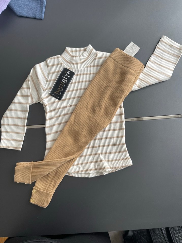 Beyaz Düz Çocuk İçlik - Görsel 4