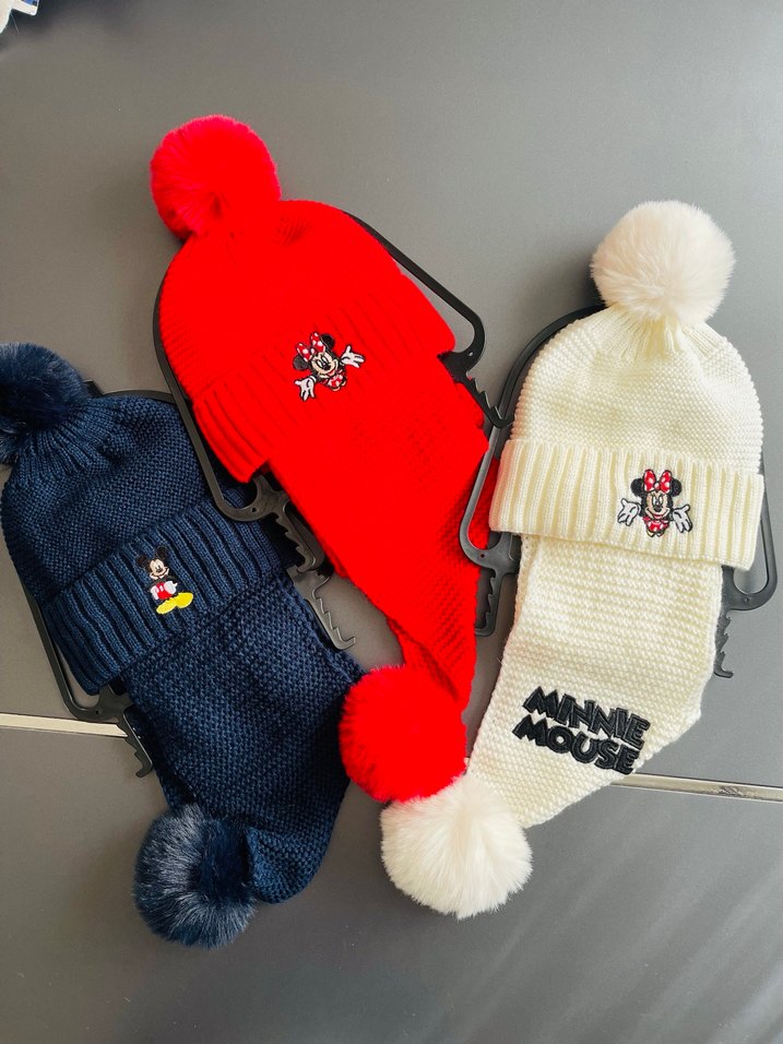 Nakışlı Triko Çocuk Bere ve Atkı Seti - Görsel 3