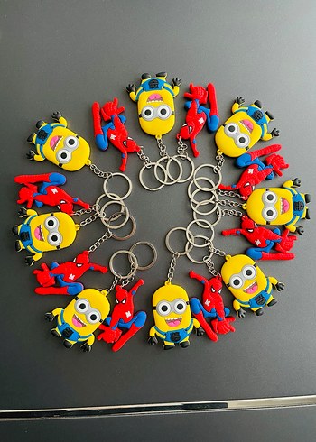 Renkli Pop Kültür Anahtarlık Seti - Görsel 3