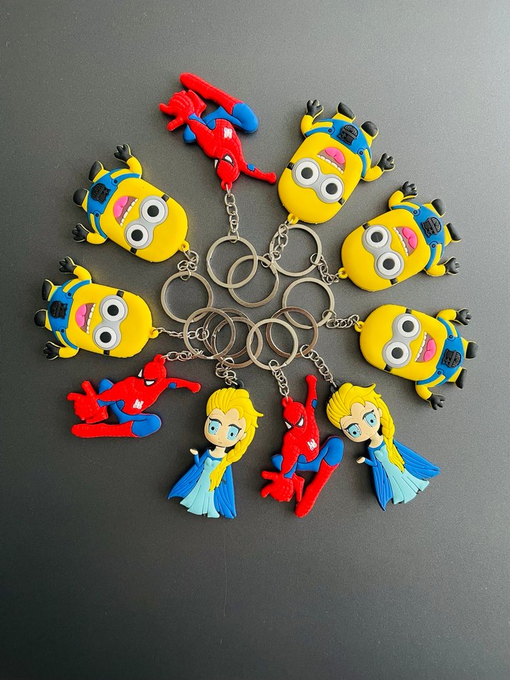 Renkli Pop Kültür Anahtarlık Seti - Görsel 4