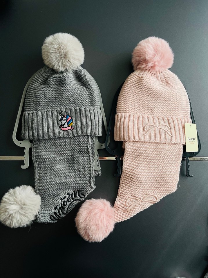 Renkli Nakışlı Erkek Örgü Bere ve Atkı Seti - Görsel 3