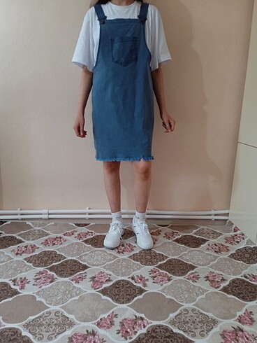 17-18 years Beden mavi Renk Kız çocuk elbise