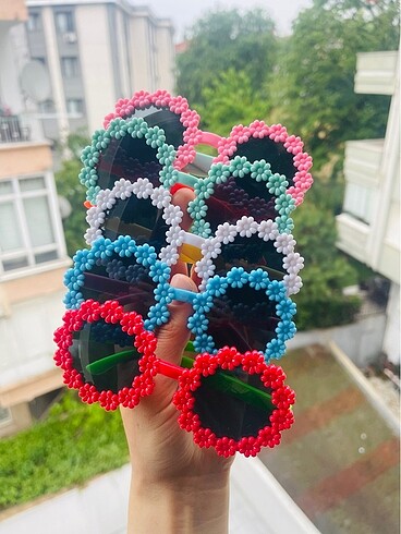 Beden Çocuk gözlük papatya modeli