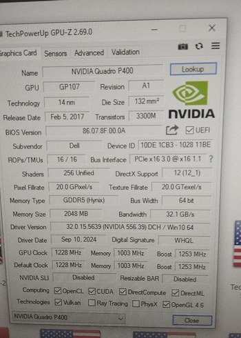 Nvidia P400 Quadro Ekran Kartı - Görsel 6