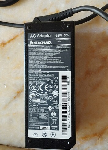 Orjinal Lenovo Adaptör 65 w 20 v